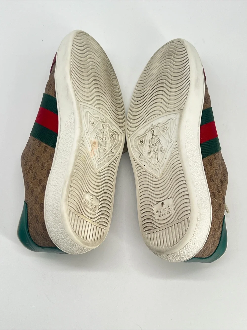 GUCCI X DORAEMON GG Monogram Canvas Sneakers Size 6 US
